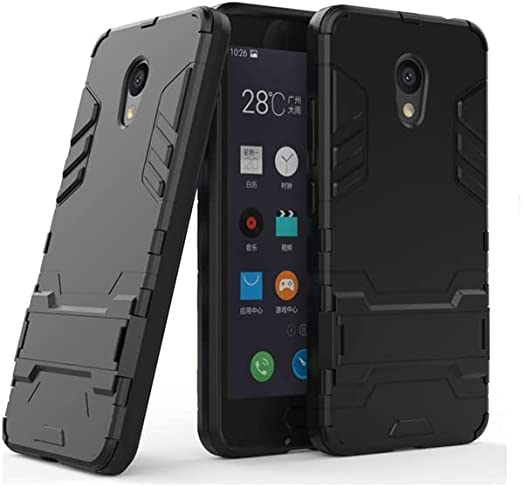 For Meizu M5C, Iron Man Kickstand Original Case from CompuMisr - Black