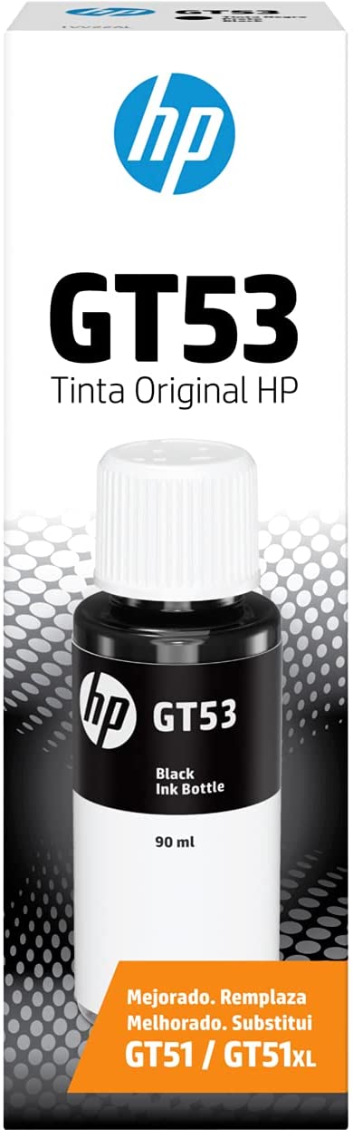 HP CARHPP4170 Ink Bottle, Gt53 Black (4-000 Pages) 1Vv22Al