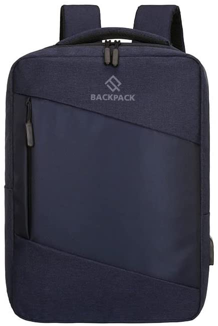 SportQ Anti-Theft Laptop Bag with USB Charging Port Waterproof for Women and Men 15.6 Inch