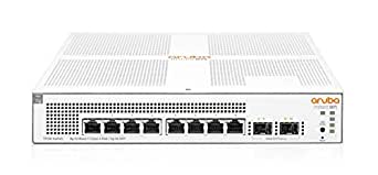 Aruba Instant On 1930 8-Port PoE Gb Ethernet 8xGE PoE (124W), 2X 1G SFP, L2+ Smart Switch US Cord (JL681A#ABA)