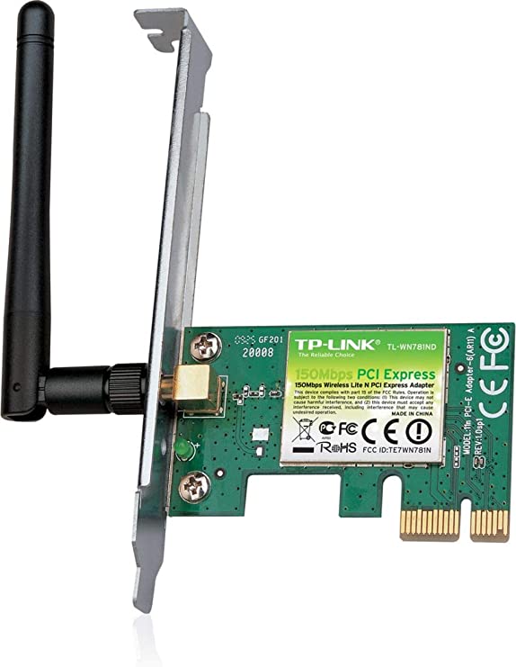 TP-Link 150Mbps Wireless N PCI Express Adapter(TL-WN781ND)
