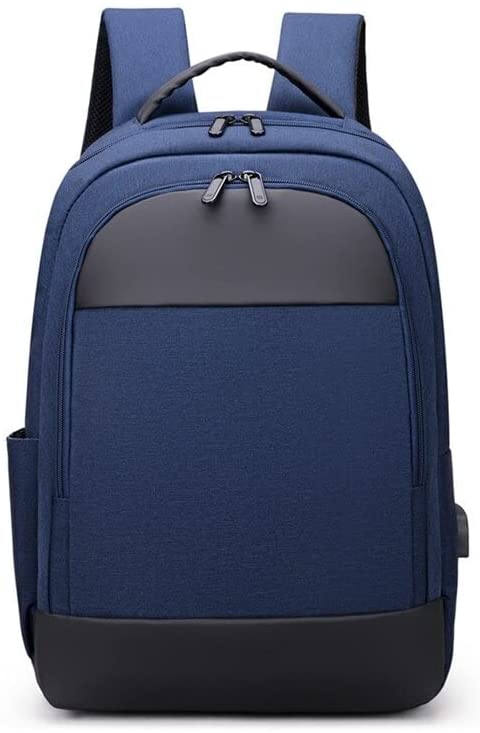 Laptop backpack fashion school bags for men Blue