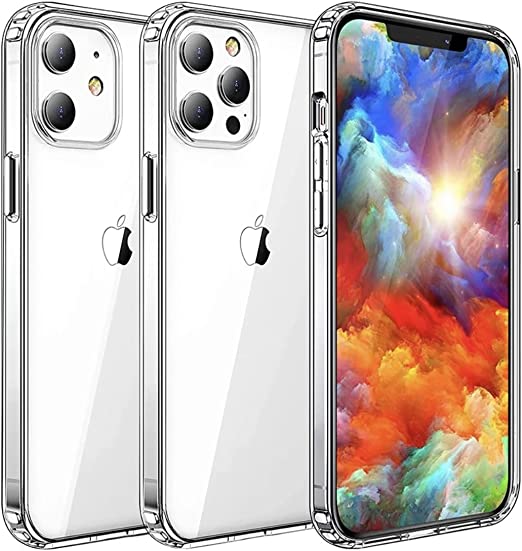 Case [3 in 1] Designed for iPhone 13 Pro Case 6.1 Inch, with Tempered Glass Screen Protector + 2 Pack Camera Lens Protector [Military Grade Protection] Shockproof Slim Thin