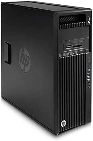 HP Workstation Z440 Desktop - Intel Xeon, 1 TB, 8 GB, 2GB VGA Win 7 & 10 Pro, Black