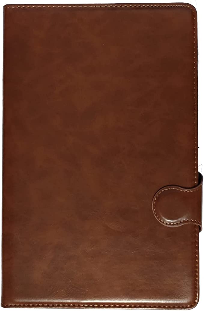 Flip Leather Case For Samsung Galaxy Tab S6 Lite ( P610 - P613 - P615 - P619) ( 2020 - 2022 ) ( 10.4 inch ) ( Brown )