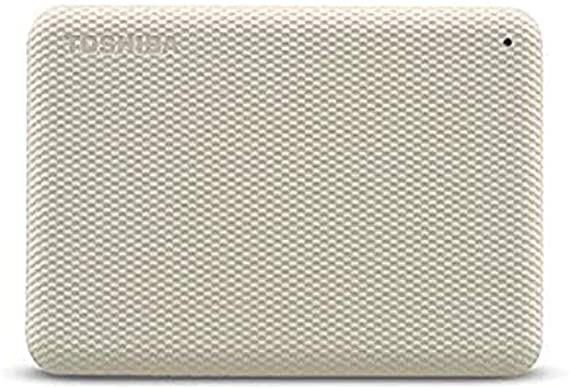 Toshiba 1TB Canvio Advance Portable Hard drive USB 3.2 Gen 1 With Automatic Backup,Light beige -HDTCA10EW3AA