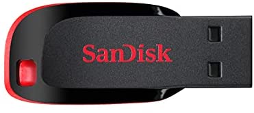 SanDisk Cruzer Blade 32GB USB 2.0 Flash Drive, Frustration-Free Packaging- SDCZ50-032G-AFFP,Black