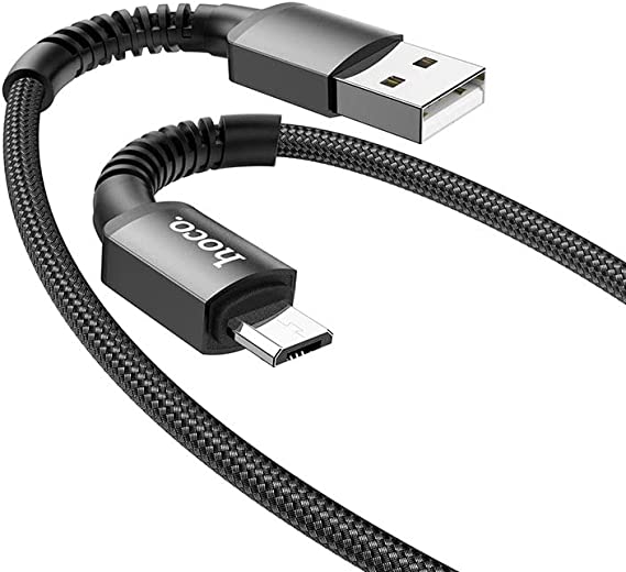 Hoco X71 - Especial Charging And Data Transmittion Cable (2.4A - 1M), Micro-USB Plug For Samsung Huawei Xiaomi Oppo - Black