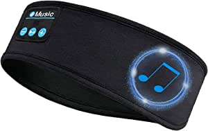 CCHKFEI Sleep Headphones Upgraded Bluetooth Headband, Wireless 5.0 Sports Headband Headphones with Ultra-Thin HD Stereo Speakers Adjustable, Music Sweatband for Side Sleeper, Jogging, Yoga, Travel