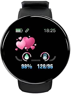 D18s Smart Watch, 1.44in Watch Waterproof Bracelet Sleep Monitoring Fitness-Tracker Tft Color Screen Multi-Sport Mode. for Men Women Heart Rate Monitor