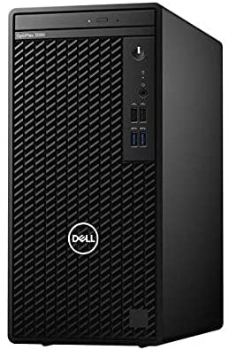 Dell OptiPlex 3080 Intel Core i3 10100 4GB RAM 1TB HDD DOS Tower Computer, Black