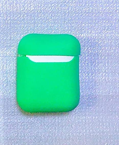 Protective Silicone AirPods Case separate head Light Green