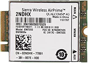 SenFend Wireless dw5808e 5808e em7355 4G LTE Sierra Wireless airprime Gobi5000 Wireless WAN WWAN Card 2ndhx for Dell Venue 8 Pro, Venue 11 Pro