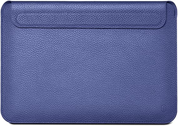 WIWU Skin Pro Genuine Leather Sleeve For Macbook 16.2" - Navy Blue