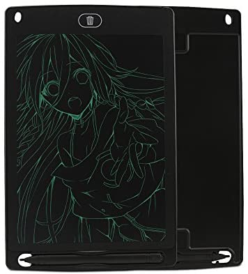 LCD Writing Tablet 8.5 Inch Doodle Pad Portable Electronic Writer Environmental Writing and Drawing Memo Board with Stylus Gift for Kids adults (Black) yuturoaa61017