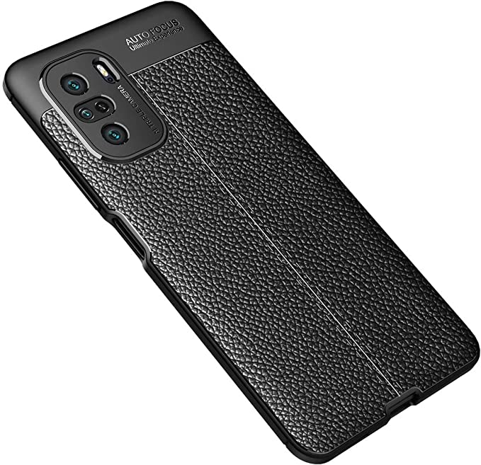 Xiaomi Redmi K40 / K40 Pro, Ultra Premium quality Case From GrabMobily -,Silicone Shockproof Cover Durable Ultra Thin Carbon Fiber Brushed Protection Case -Slip-Resistant - Original Case - Black