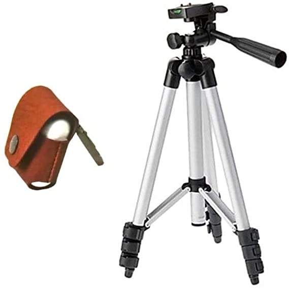 Tripod 1m with Brown Light Leather Case