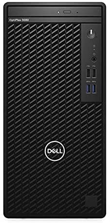 Dell OptiPlex 3080 Tower Desktop PC - Intel Core i3-10100,4GB RAM, 1TB HDD, Integrated Graphics, DOS (Black)