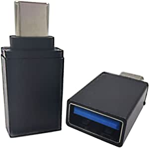 USB C to USB Adapter Pack of 2,USB-C to USB 3.0 OTG Adapter,USB Type-C to USB for MacBook Pro2019,MacBook Air 2020,iPad Pro 2018,Samsung Notebook 9, Dell XPS and More Type C Devices