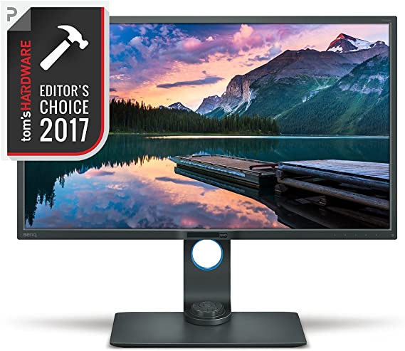BenQ 32 inch, 4K UHD Monitor, IPS Panel, sRGB and Rec. 709 PD3200U Gray/Gloss Gray