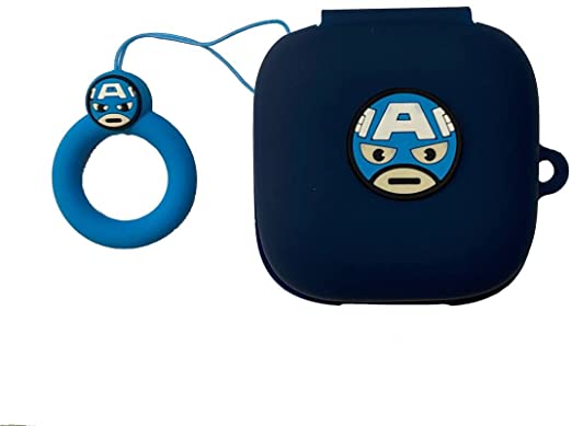 Suitable for OPPO Enco W51 bluetooth headset Silicone Protective Soft Case - midnight blue