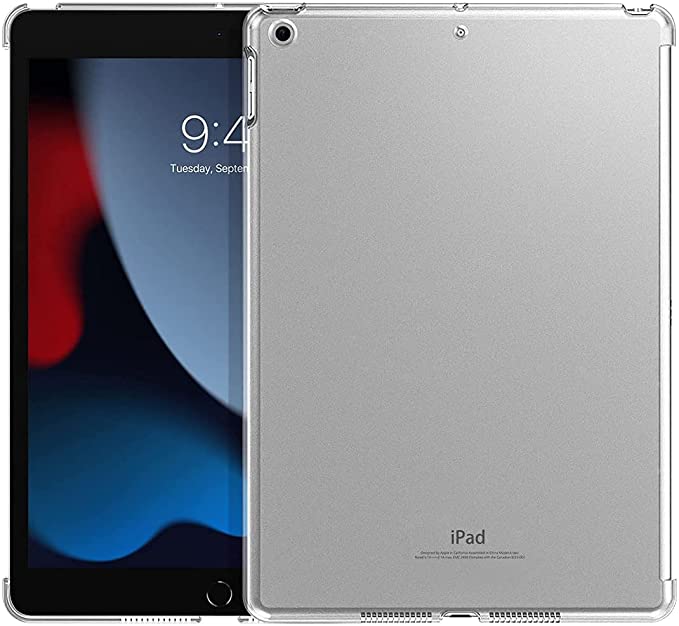 TiMOVO Case for New iPad 8th Generation 2020 / iPad 7th Generation 10.2" 2019 (Compatible with Official Smart Cover) - Slim Translucent Frosted Back Shell Hard Case Fit iPad 10.2-inch - Frosted Clear