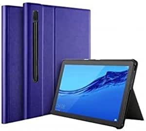 Galaxy Tab S8 Ultra Case 14.6 Inch 2022 Model X900 X906, Tri-fold Slim Case Folio PU Leather Protective Standing Cover for 14.6 Galaxy Tab S8 Ultra Tablet -Blue