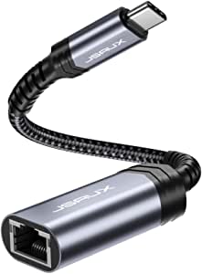 JSAUX USB C to Ethernet Adapter (Grey)