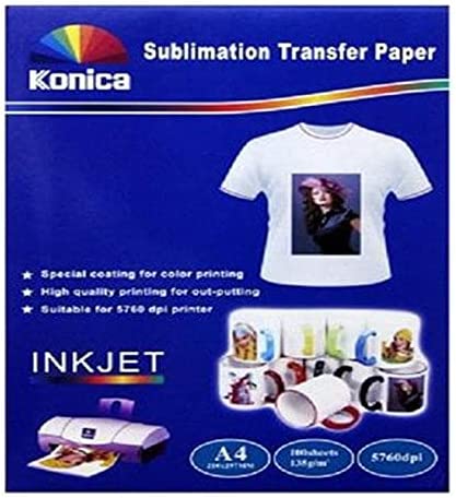 konica Sublimation Transfer Paper (100 Sheets, 135g)