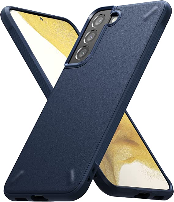 Ringke Onyx Compatible with Samsung Galaxy S22 Plus 5G Case (2022), Rugged Shockproof Non-Slip TPU Slim Thin Phone Cover for S22 Plus 6.6-Inch - Navy