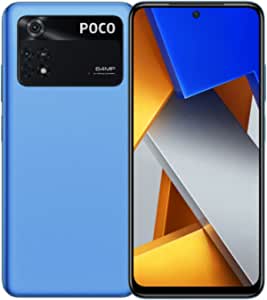 Poco M4 PRO 4G 128GB 6GB RAM Factory Unlocked (GSM Only | No CDMA - not Compatible with Verizon/Sprint) Bundle w/Fast Car Charger - Cool Blue