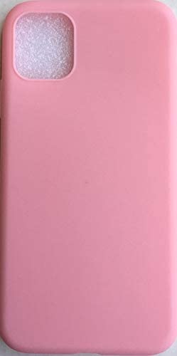 Maxx4Less for iPhone 11 Ultra Slim Light Frosted Silicone Cell Phone case Scrub Transparent TPU Cover (Pink)