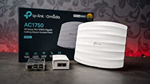 Accesspoint TP-Link EAP245 V3 Omada AC1750 Gigabit Wireless Business WiFi Solution with Mesh Support, Seamless Roaming & MU-MIMO 4 Wave
