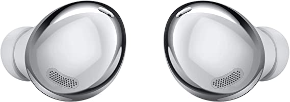 SAMSUNG Galaxy Buds Pro, Bluetooth Earbuds, True Wireless, Noise Cancelling, Charging Case, Quality Sound, Water Resistant, Phantom Silver (US Version)