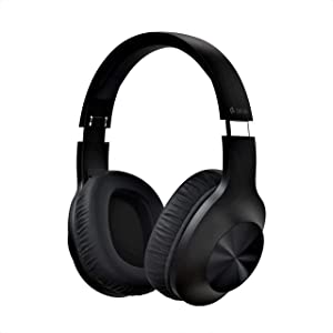 Devia Star Series Wireless Headset, Hands-Free Calling, Stereo Quality Sound, Subwoofer Switch Button, Portable and Foldable Bluetooth Headphone - Black