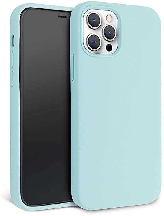 FELONY CASE – Pastel Green iPhone 12 Pro Max Case – Liquid Silicone Phone Cover | Wireless Charging Compatible, 360° Shockproof Protective Case for Apple iPhone 12 Pro Max