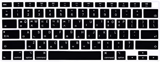 WYGCH Korean Language Keyboard Cover A2179 Silicone Protective Skin Keyboard Protector for MacBook Air 13 inch with Touch ID A2337 M1 Chip US Layout (NOT FIT for 2018-2019 Version)