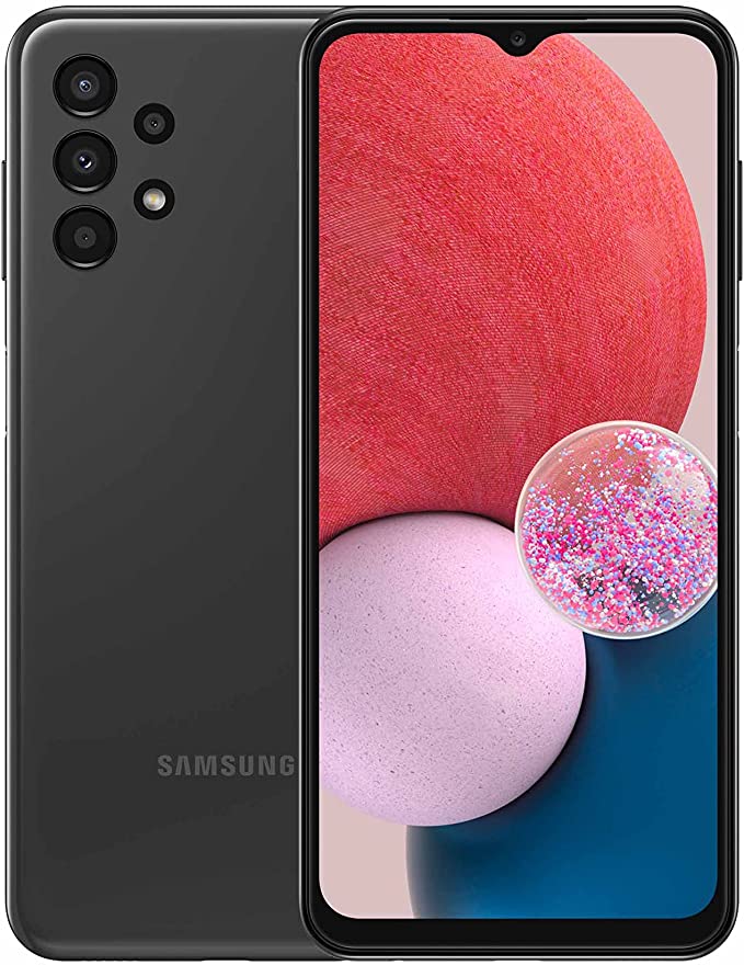 SAMSUNG Galaxy A13 LTE Android Smartphone, 128GB, 4GB RAM, Dual Sim Mobile Phone, Black (KSA Version)