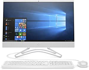 HP 24-Inch All-in-One Computer, AMD Ryzen 3 3200U, 8GB RAM, 1TB Hard Drive, Windows 10 (24-F1040, White)