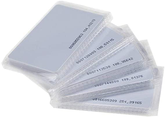 FONGWAH Proximity Clamshell for ID Card TK4100 -50 Pieces x RFID 125khz