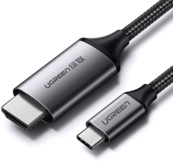 Ugreen cable HDMI cable - USB Type C 4K 60 Hz 1.5 m black-gray (MM142 50570)