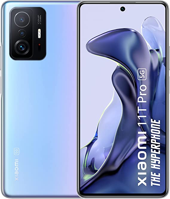 Xiaomi 11T Pro 5G Hyperphone(Celestial Magic,8GB RAM,256GB Storage)|SD 888 5G|120 Hz True 10-bit AMOLED|120W HyperCharge|6 Months Free Screen Replacement for Prime|Additional Exchange Offer Available