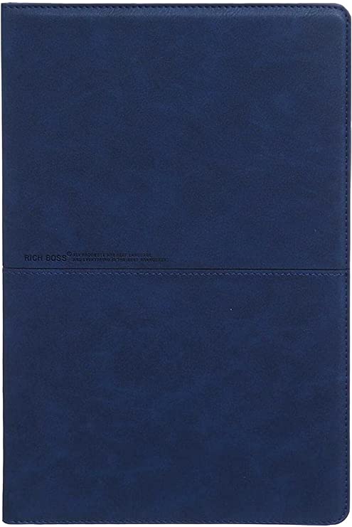 For Lenovo Tab M10 TB-X505X (10.1 inches) Rich Boss Leather Book Cover 360 Degree Protection - Blue