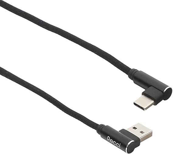 Recci RC-04 Type-C Cable, 100 cm - Black