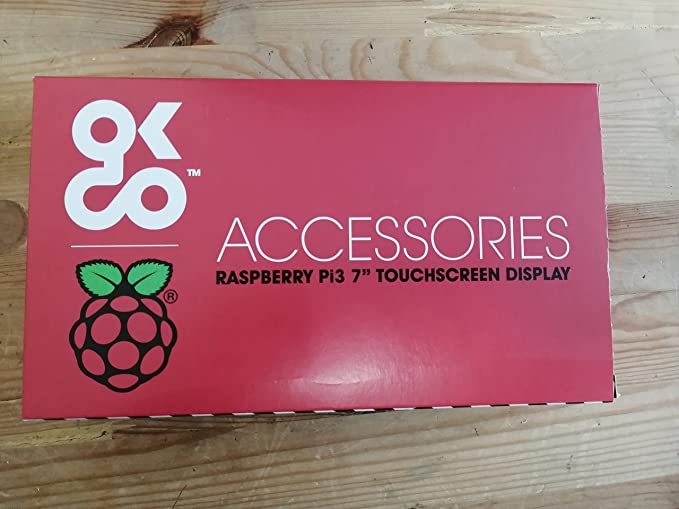 Raspberry Pi 7-Inch Touch Screen Display Black Touchscreen