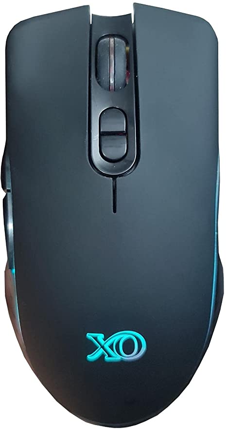 XO G10 WireLess ProfessionaL Gaming Mouse 7 LED CoLor 4800 DPI 7 Buttons with rechargeabLe battery - BLack
