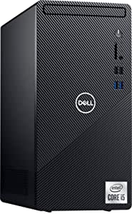 2021 Newest Dell Inspiron 3880 Desktop Computer, 10th Intel Quad-Core i5-10400 Processor, 16GB DDR4 RAM, 256GB PCIe SSD + 1TB HDD, WiFi, VGA, HDMI, Bluetooth, Windows 10 Home, Black (Latest Model)