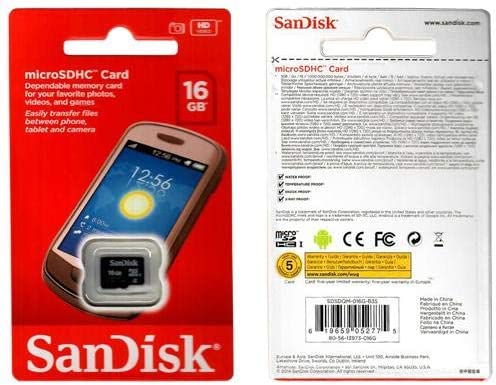 Sandisk -Micro SD Cards-16 GB