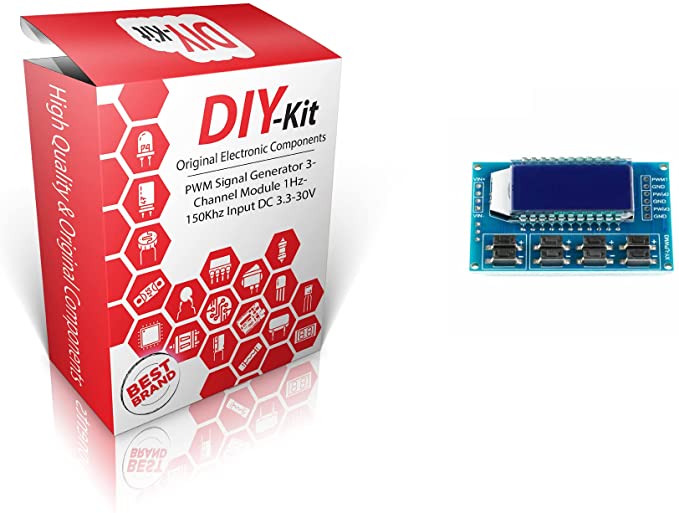 DIY-Kit PWM Signal Generator 3-Channel Module 1Hz-150Khz Input DC 3.3-30V