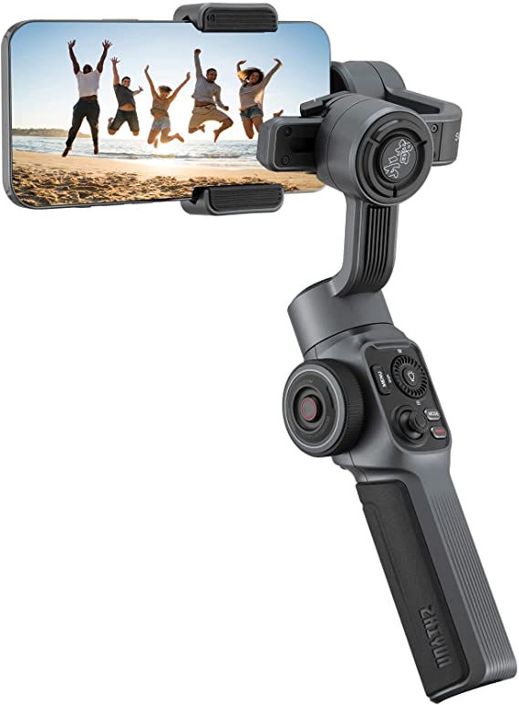 Zhiyun Smooth 5 Gimbal Stabilizer for Phone, Handheld 3-Axis Smartphone Gimbal, Portable Phone Gimbal for Vlogging, YouTube, Tiktok, Live Video Compatible with iPhone and Android